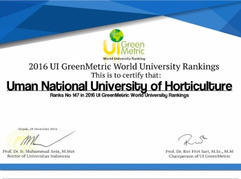 Досягнення УНУС в світовому екологічному рейтингу університетів